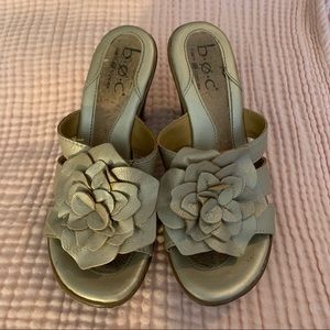 Børn b.o.c. Geranium Slip On Mules Champagne Color